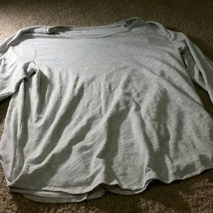 Grey long sleeved t shirt